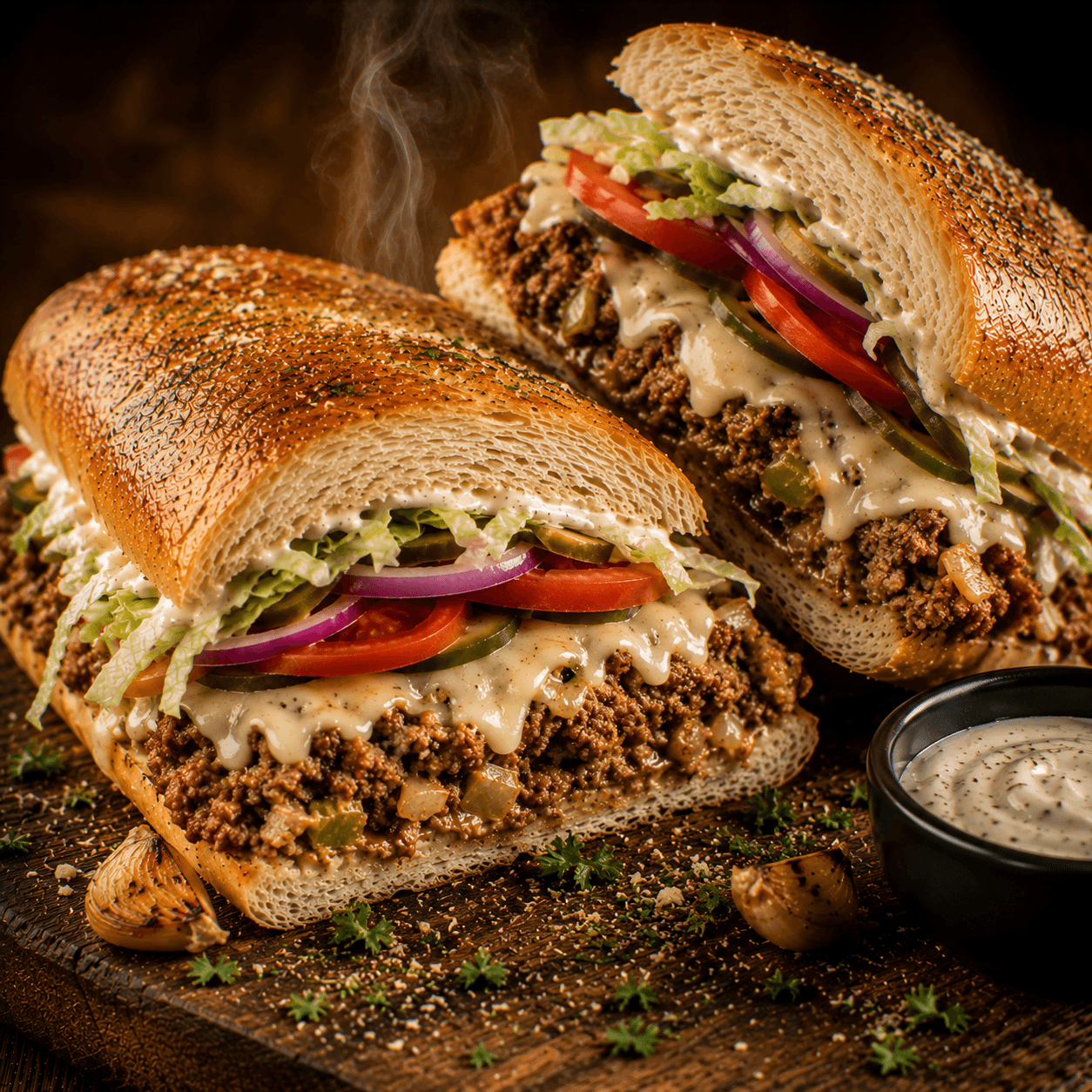 Ground Beef Sub