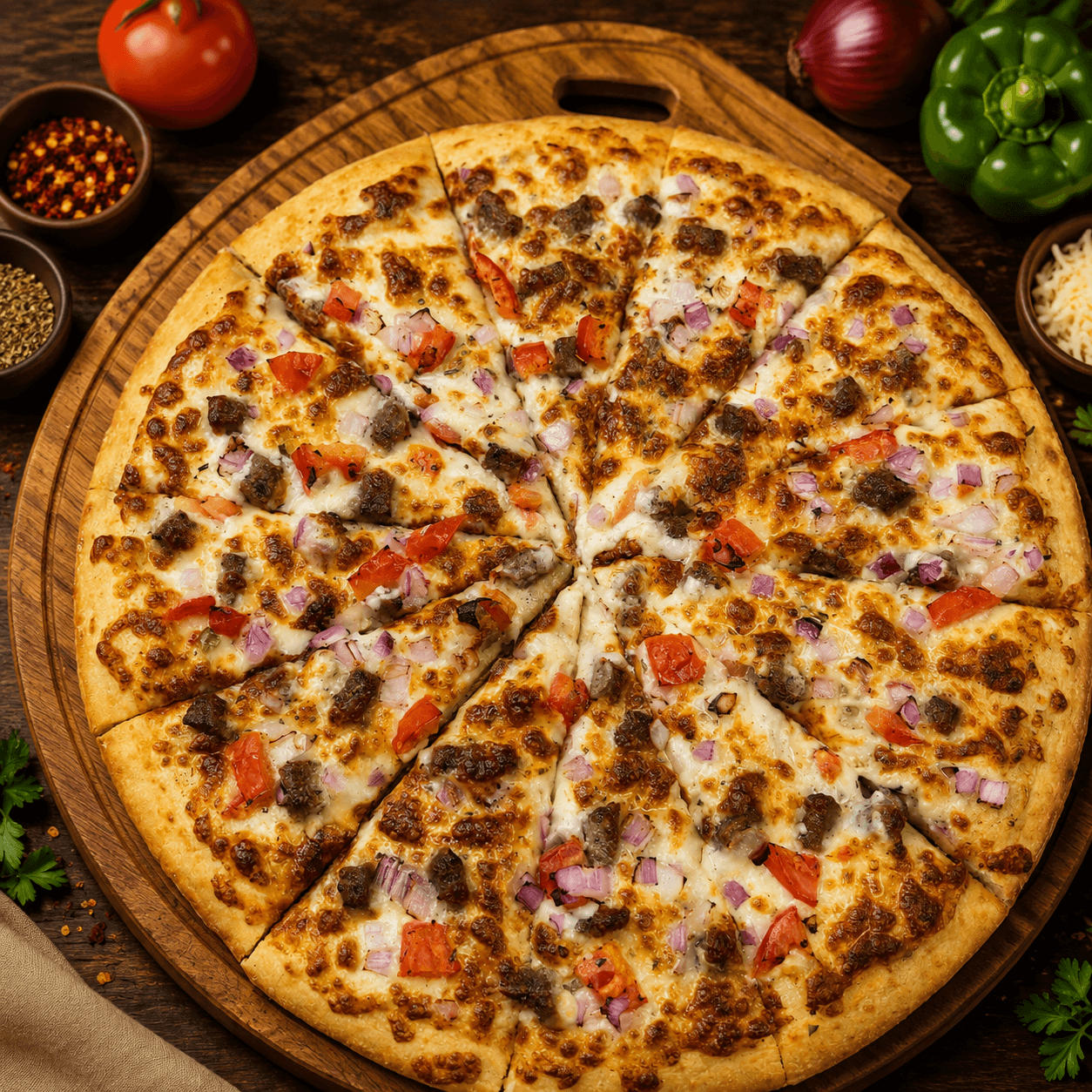 Beef Gyros Pizza (L 14")
