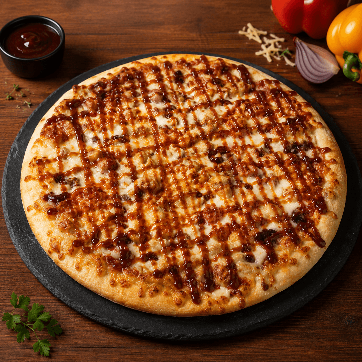 BBQ Chicken Pizza (L 14")